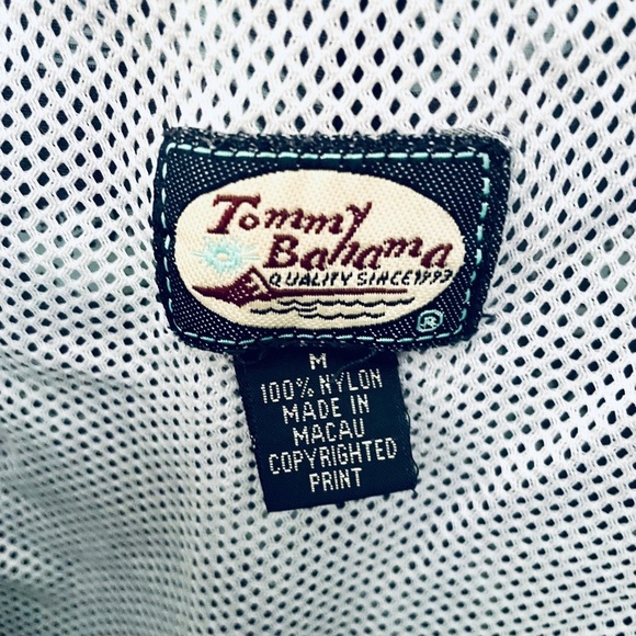 Tommy Bahama Paradise Nation premium lined swim trunks pockets 6" inseam M blue - Picture 11 of 14